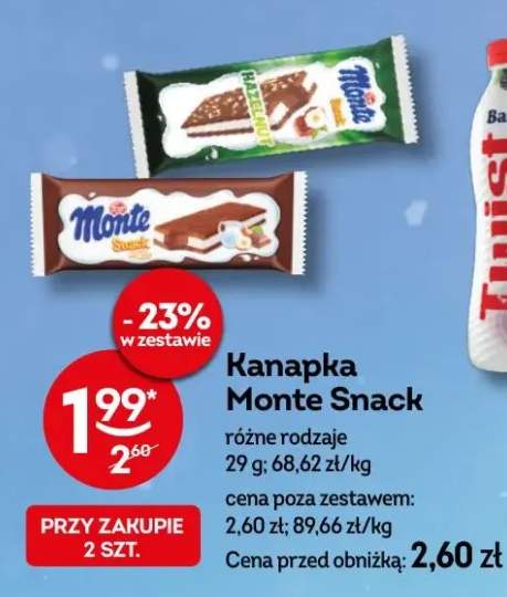 mleczna kanapka