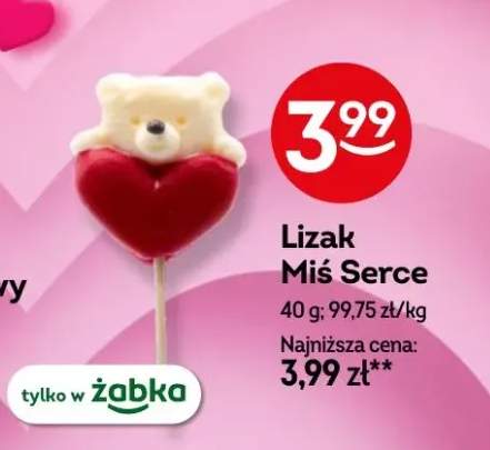 Lizak Miś Serce