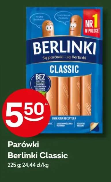 Parówki Berlinki Classic