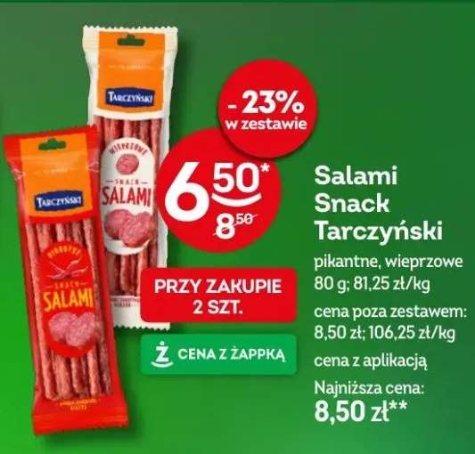 Salami Snack Tarczyński wieprzowe