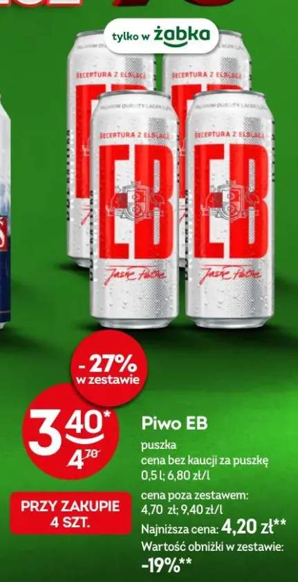 Piwo EB puszka