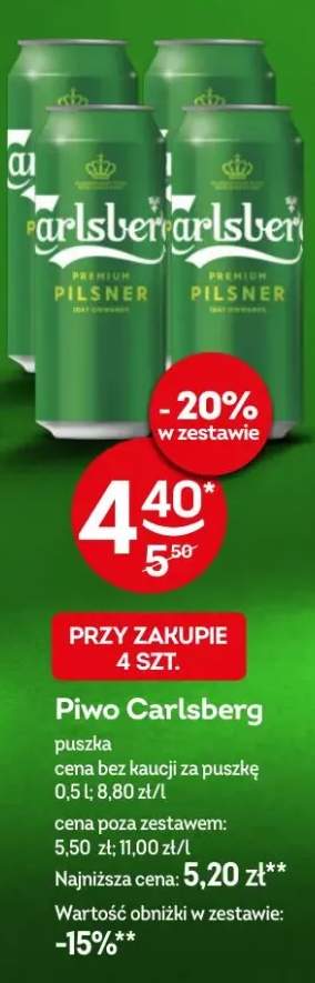 Piwo Carlsberg puszka