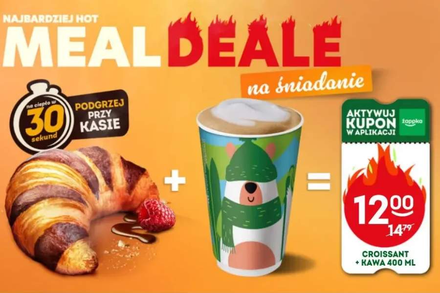 Croissant + kawa 400ml