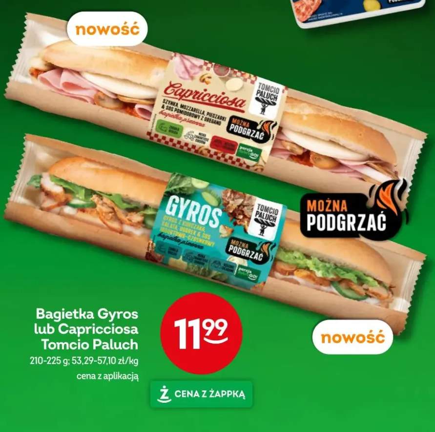 Bagietka gyros lub capricciosa tomcio paluch