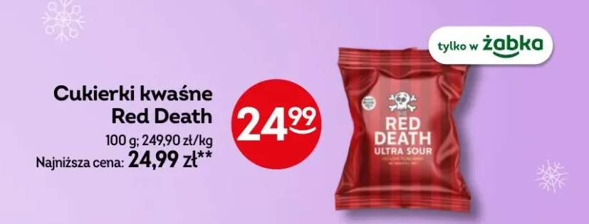 Cukierki kwaśne Red Death