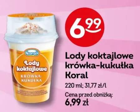 Lody koktajlowe krówka-kukułka
