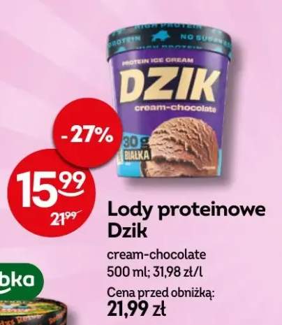 Lody proteinowe cream-chocolate