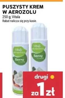 bita śmietana w sprayu