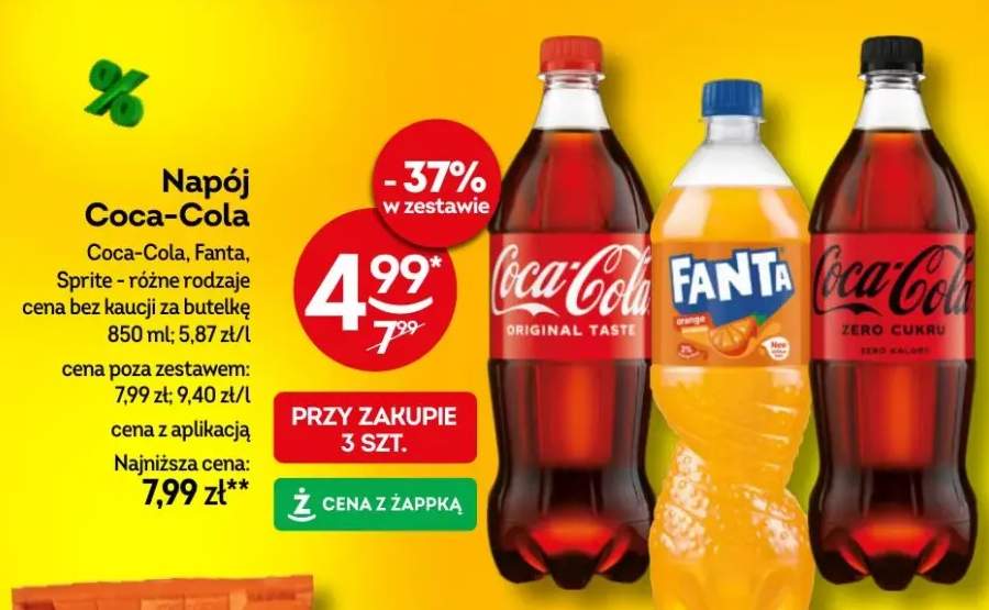 Napój Coca-Cola Zero Cukru