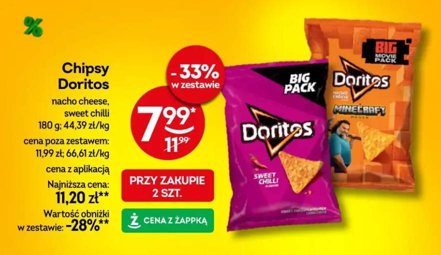 Chipsy Doritos sweet chilli