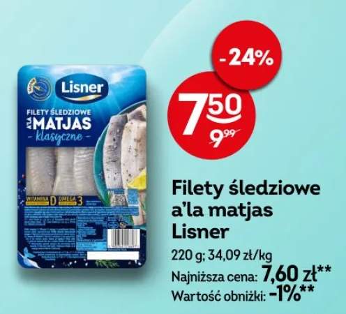 Filety śledziowe a'la matjas