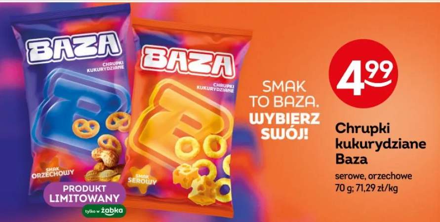 Chrupki kukurydziane orzechowe