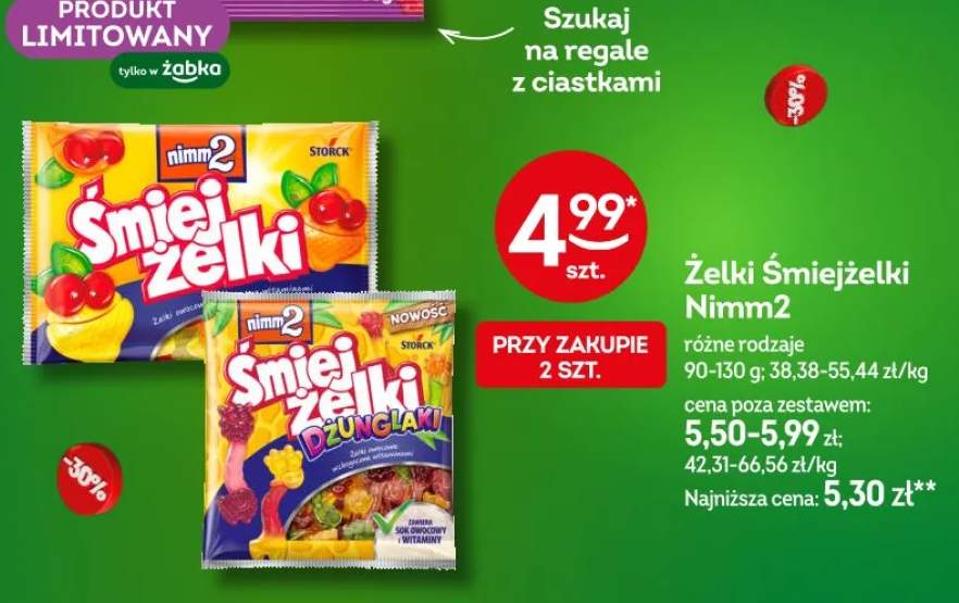 Żelki różne rodzaje