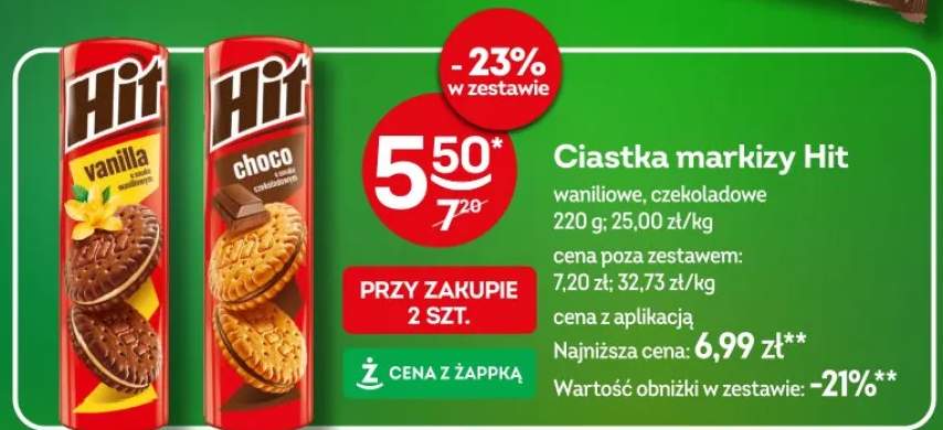 Ciastka markizy waniliowe, czekoladowe