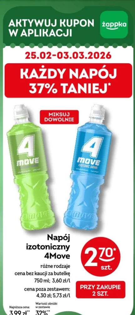 Napój izotoniczny różne rodzaje