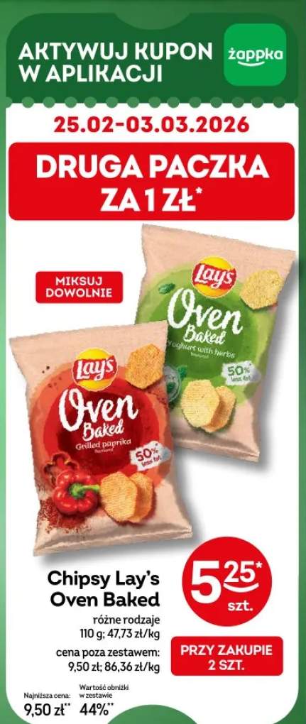 Chipsy Oven Baked różne rodzaje