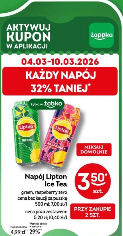 Napój Ice Tea green
