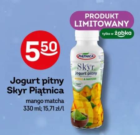 Jogurt pitny Skyr mango matcha