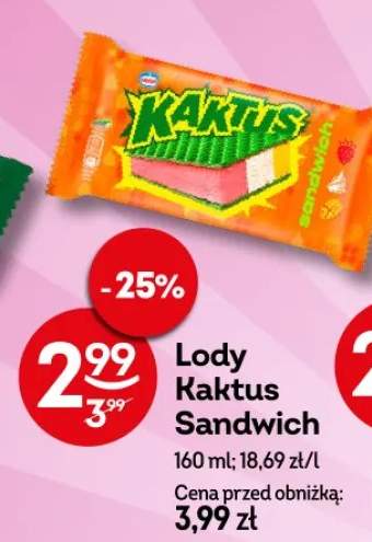 Lody Kaktus Sandwich