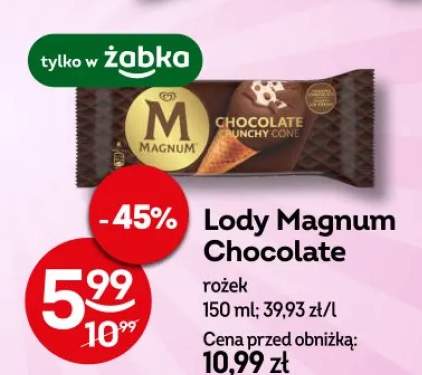 Lody Magnum Chocolate rożek