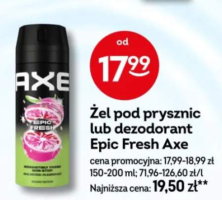 Żel pod prysznic lub dezodorant Epic Fresh