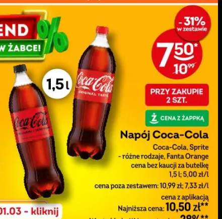 Napój Coca-Cola, Coca-Cola, Sprite - różne rodzaje, Fanta Orange
