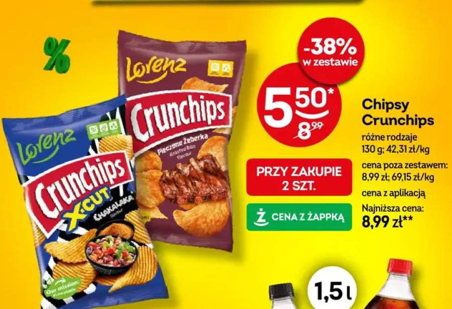Chipsy Crunchips różne rodzaje