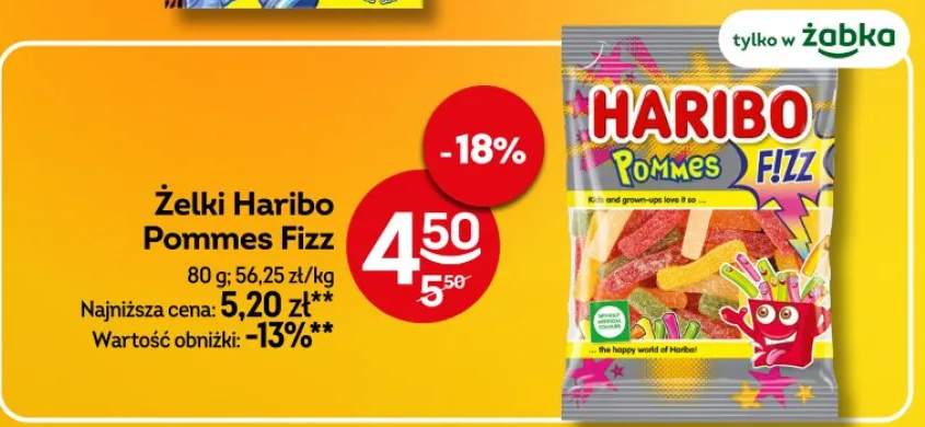 Żelki Haribo Pommes Fizz