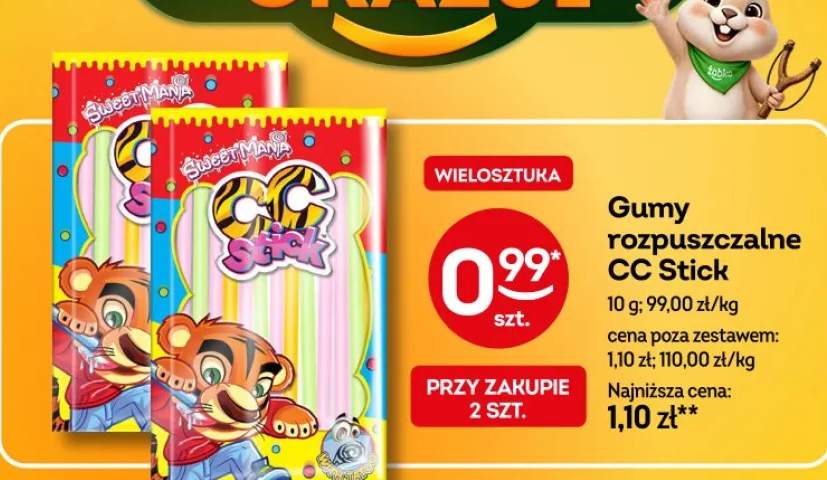 Gumy rozpuszczalne CC Stick