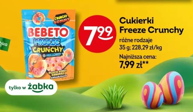 Cukierki Freeze Crunchy różne rodzaje