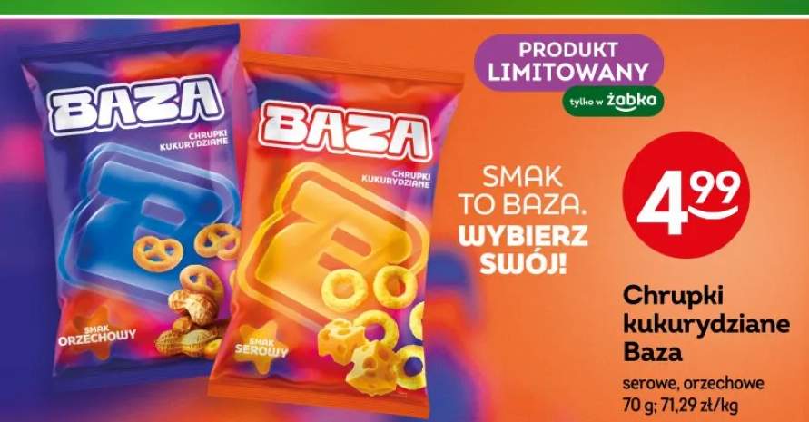 Chrupki kukurydziane Baza serowe, orzechowe