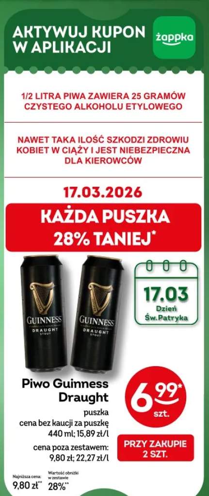 Piwo Guinness Draught