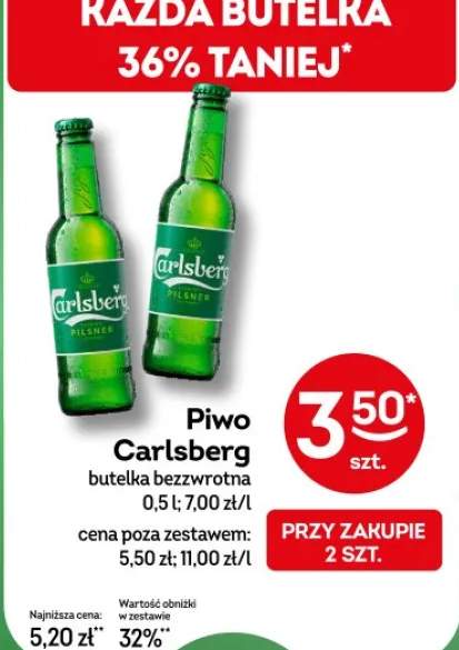 Piwo Carlsberg butelka bezwrotna