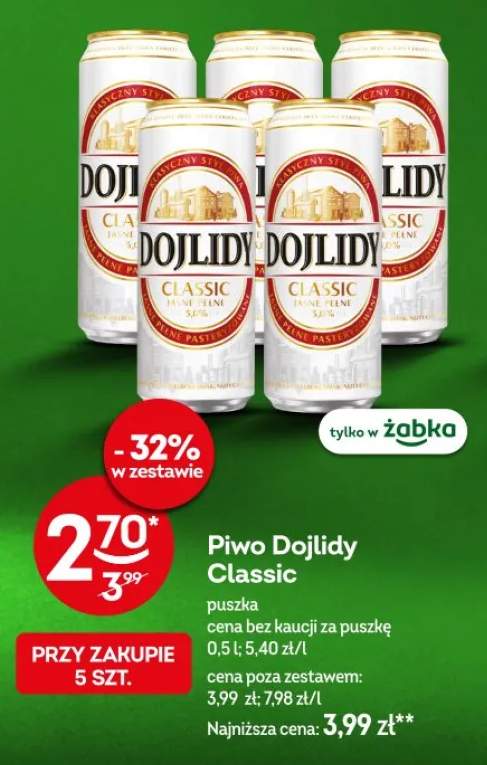 Piwo Dojlidy Classic