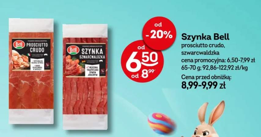 Szynka Bell prosciutto crudo, szwarcwaldzka