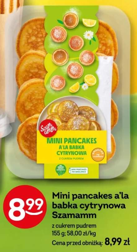Mini pancakes a'la babka cytrynowa z cukrem pudrem