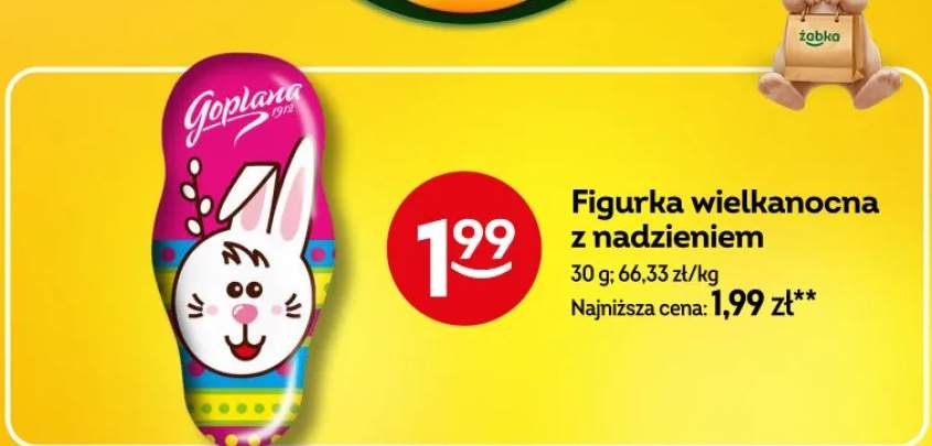 Figurka wielkanocna z nadzieniem