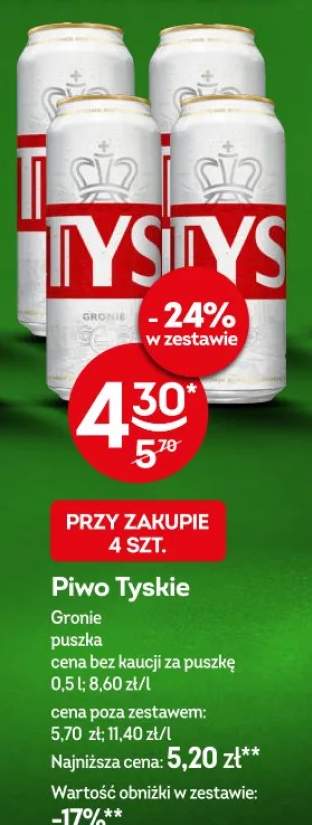 Piwo Tyskie Gronie