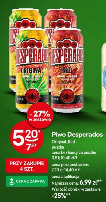 Piwo Desperados Original, Red