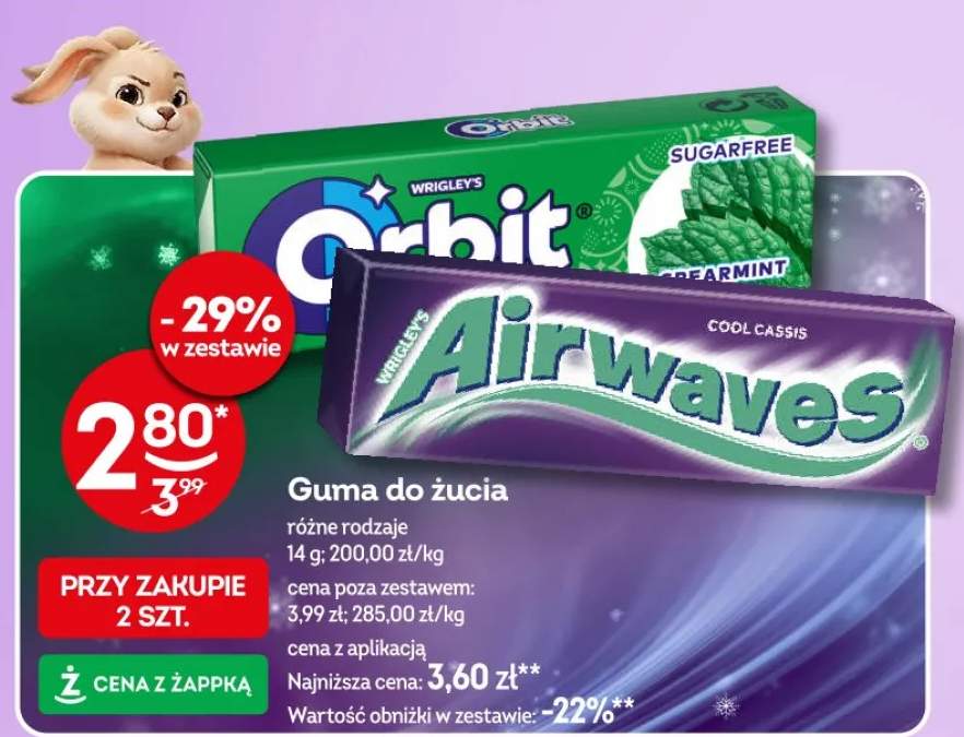 Guma do żucia różne rodzaje