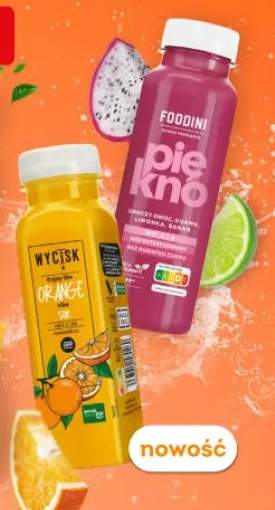 Shot, lemoniada, sok różne rodzaje