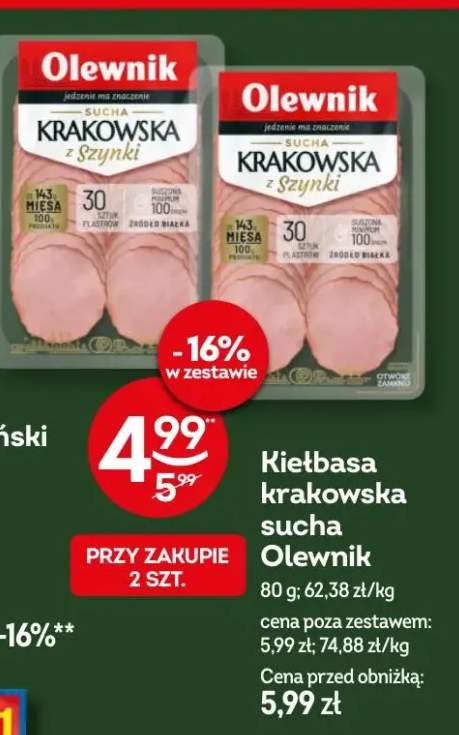 Kiełbasa krakowska sucha