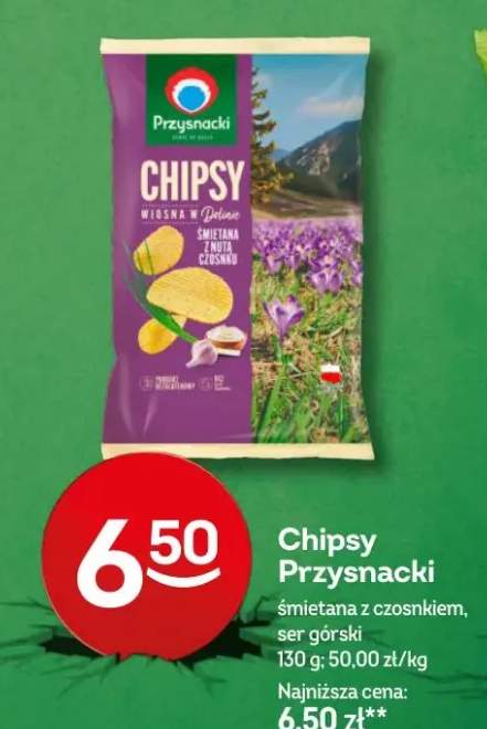 Chipsy śmietana z czosnkiem
