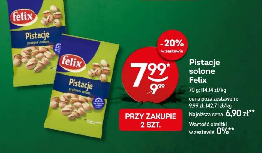 Pistacje solone prażone i solone
