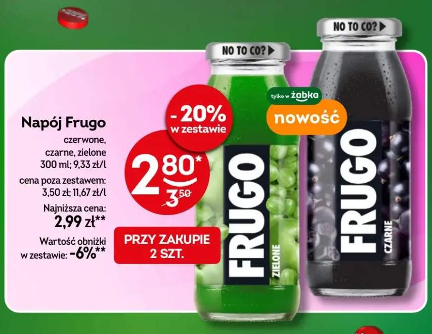 Napój Frugo zielone