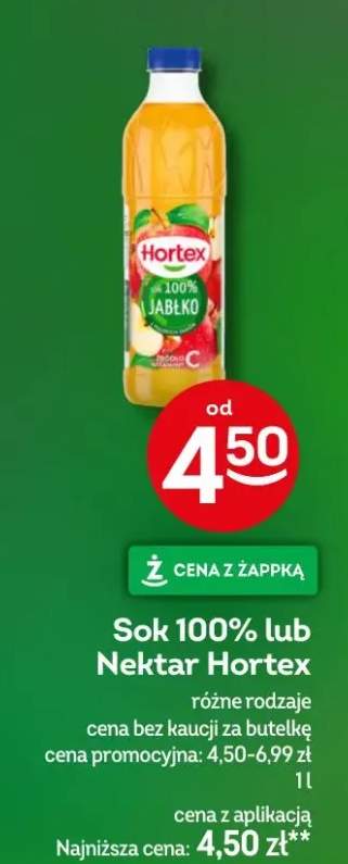 Sok 100% lub nektar różne rodzaje