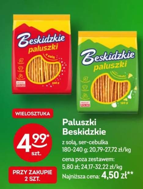 Paluszki z solą, ser-cebulka