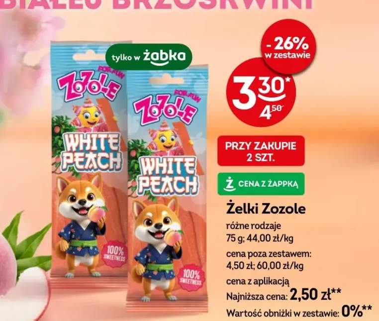 Żelki różne rodzaje