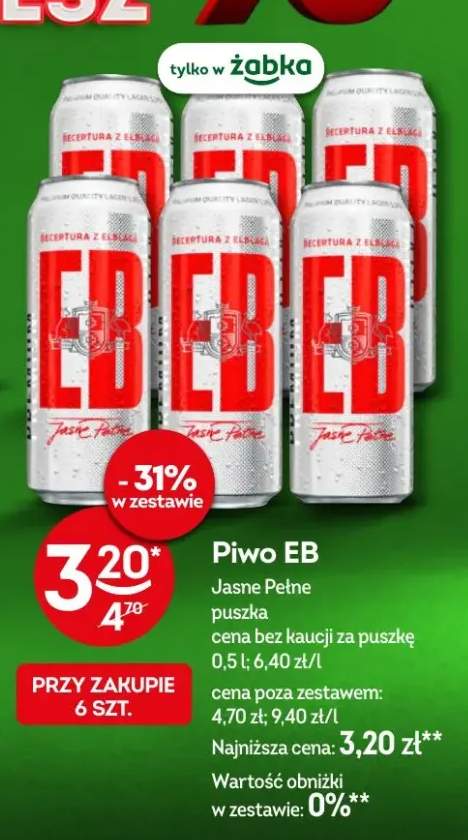 Piwo EB Jasne Pełne