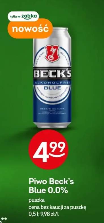 Piwo Blue 0.0%